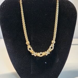 Gold XO Necklace